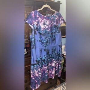 Adrianna Papell Purple and Pink Dress